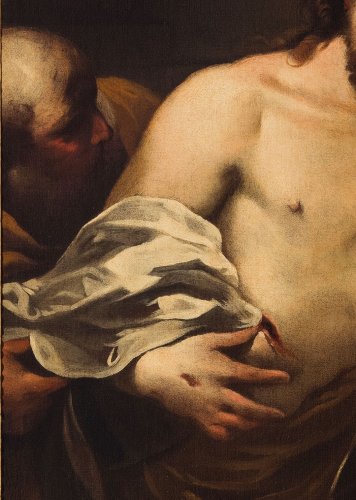  - L'incrédulité de Saint Thomas - Valerio Castello (Gênes 1624 - 1659)